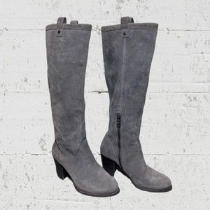 UGG Australia Ava Water Resistant Suede High Heel Boots
